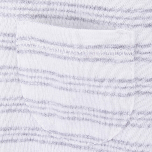 Remy Babygrow, Grey Stripes - Onesies - 3