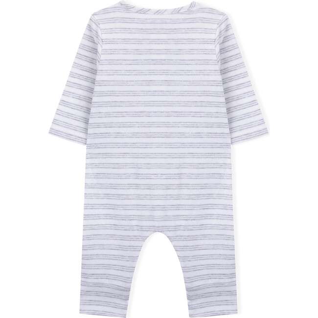 Remy Babygrow, Grey Stripes - Onesies - 4