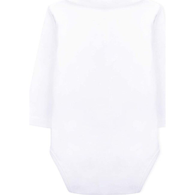 Olaf Long Sleeve Baby Body, White - Onesies - 3