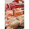Women's Short Stripe Robe, Tart - Robes - 7