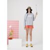 Women's Oversized Love Sweatshirt, Heather Grey - Sweatshirts - 3