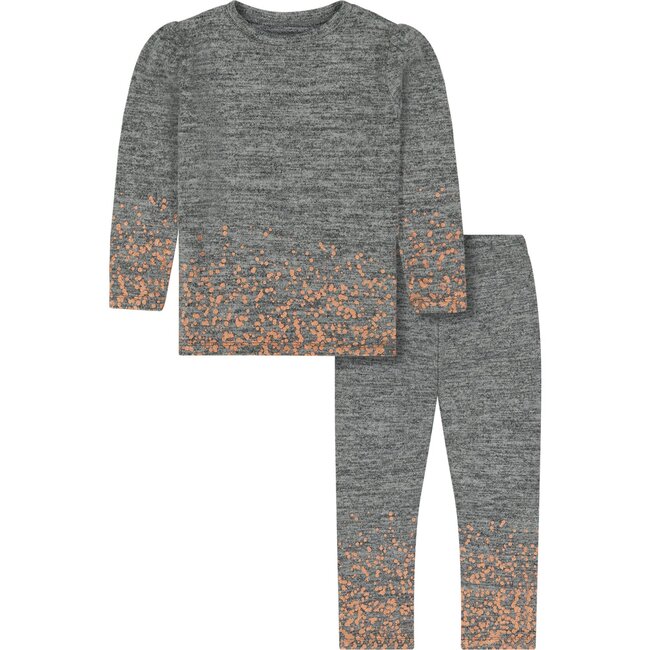 Glitter Sweater Set, Grey