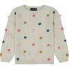 Pom Pom Sweater, Beige - Sweaters - 1 - thumbnail