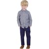 Gingham Button Down, Blue - Shirts - 2