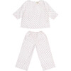 Estella Pajama Set, Pink - Pajamas - 1 - thumbnail