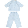Aisha Pajama Set, Light Blue - Pajamas - 1 - thumbnail