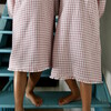 Odette Pajama Dress, Ivory/Red - Pajamas - 3