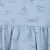 Atari Corduroy Dress, Blue - Dresses - 3