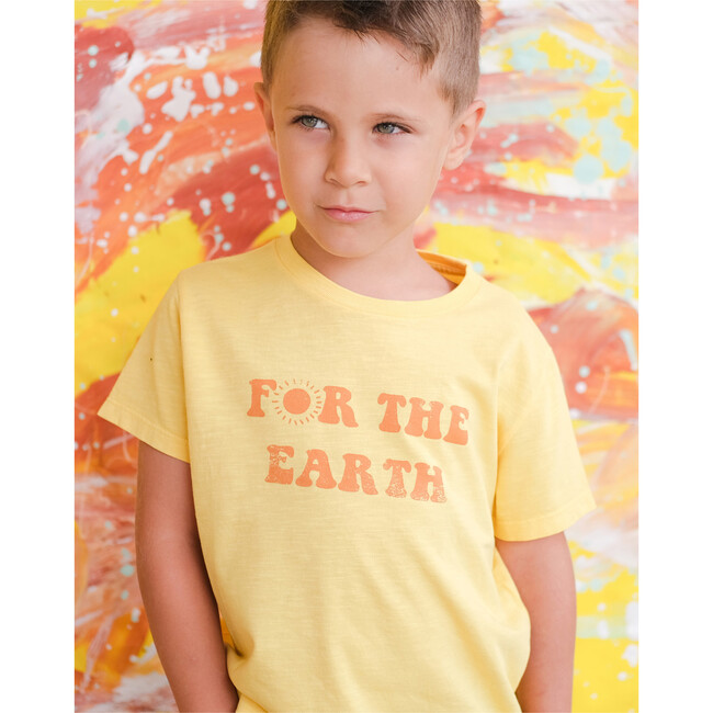 For the Earth Short Sleeve T-Shirt, Yellow