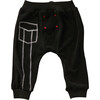Black Terry Embroidered Sweatpants - Sweatpants - 2 - thumbnail