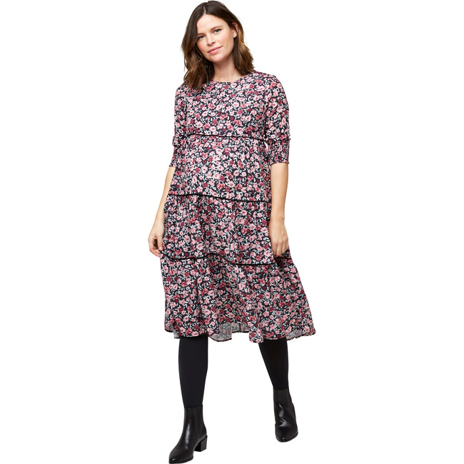 Women's Aurora Dress, Winter Floral