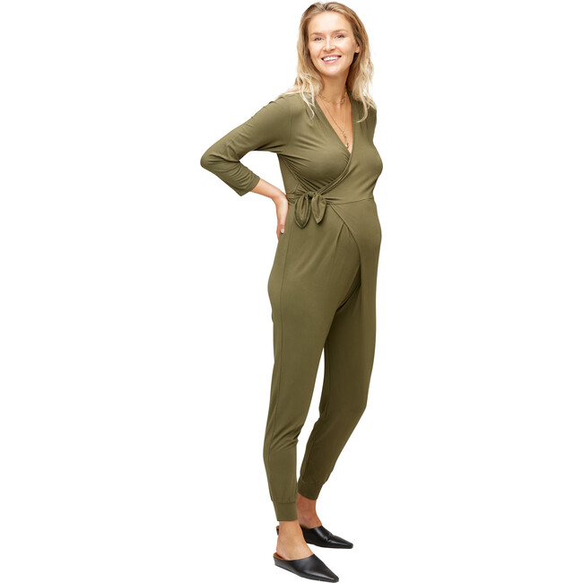 Women's Amabella Jumpsuit, Olive - Rompers - 5