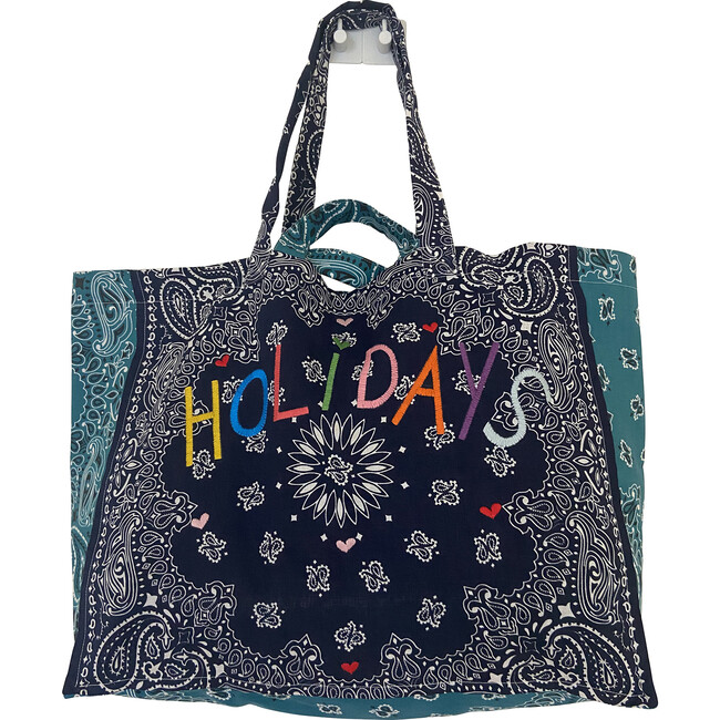 Maxi Holidays Tote, Navy Pétrole
