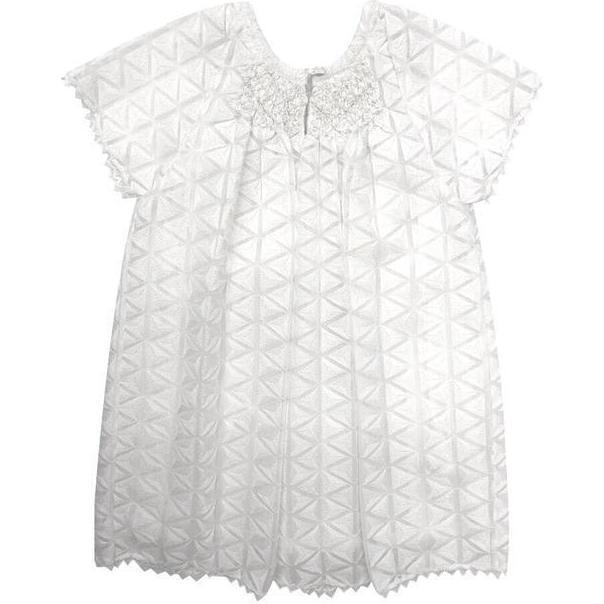 Norah Embroidered Dress - Cream