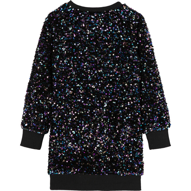 Sequin Sweatshirt Dress, Multi - Dresses - 2