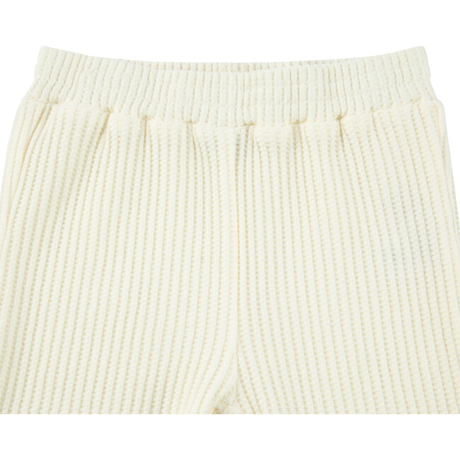 Waffle Knit Pant Set, Off-White - Mixed Apparel Set - 4