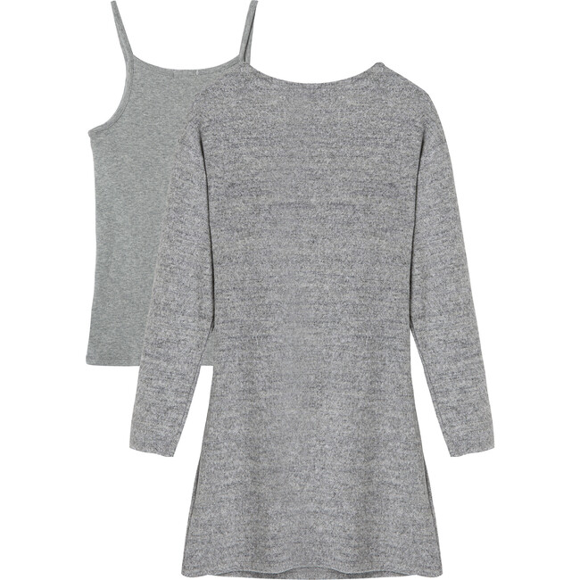 Hatchi Dress With Tank, Grey Heather - Dresses - 3