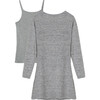 Hatchi Dress With Tank, Grey Heather - Dresses - 3