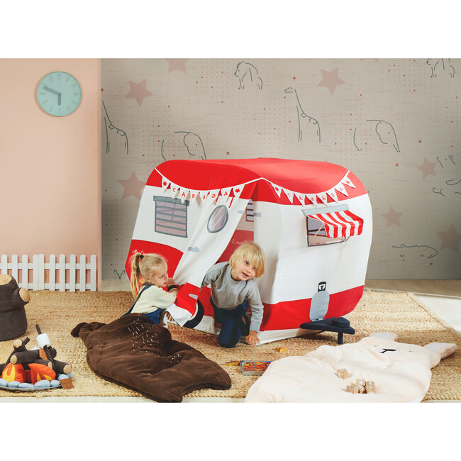 Road Trip Camper Playhome, Red - Wonder & Wise by Asweets Pretend Play ...