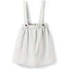Myriam Suspenders Dress, Gauze Natural - Dresses - 1 - thumbnail