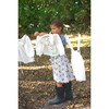 Myriam Suspenders Dress, Gauze Natural - Dresses - 5