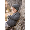 Jorge Knit Hoodie, Cotton Petrol - Sweatshirts - 2