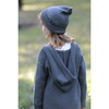 Jorge Knit Hoodie, Cotton Petrol - Sweatshirts - 4