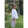 Pelayo Pants, Gauze Red Squares - Pants - 2
