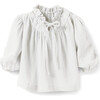 Carmela Blouse, Gauze Natural - Blouses - 1 - thumbnail
