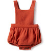 Alex Baby Romper, Gauze Brick - Rompers - 1 - thumbnail