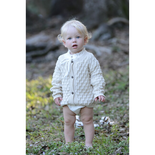 Alicia Knit Jacket, Cotton Natural