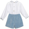Matteo Button-on Suit, Blue - Suits & Separates - 5