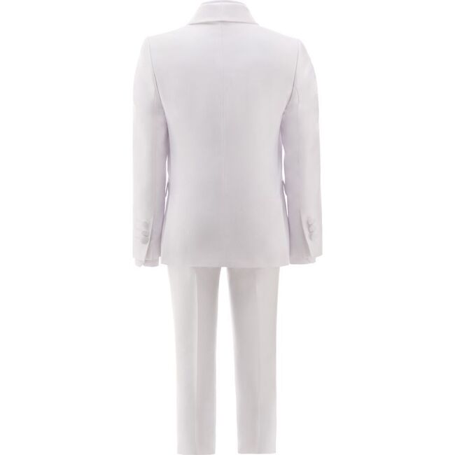 Shawl Lapel Suit, White