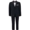 Shawl Lapel Suit, Black - Suits & Separates - 1 - thumbnail