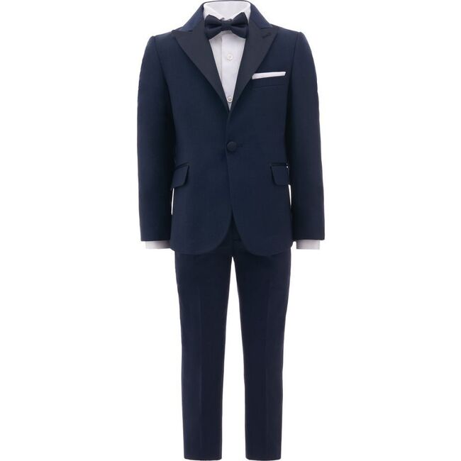 Peak Lapel Suit, Navy