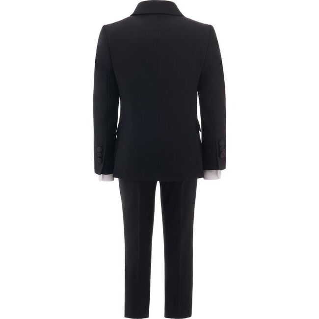 Peak Lapel Suit, Black