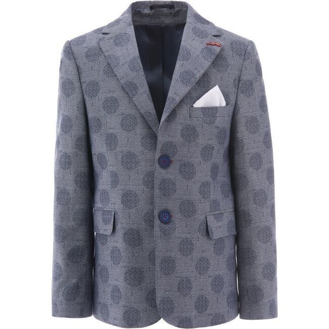 Dotted Blazer, Navy - Suits & Separates - 1