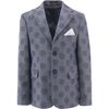 Dotted Blazer, Navy - Suits & Separates - 1 - thumbnail