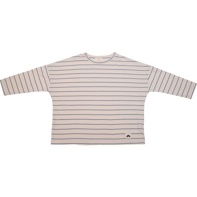 Long Sleeve Tee (Stripes) Blue