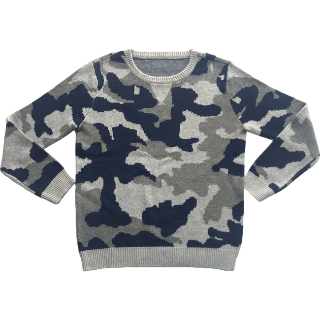Hassan Camouflage Sweater, Grey