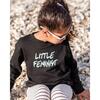 Little Feminist Pullover, Black - Sweatshirts - 2