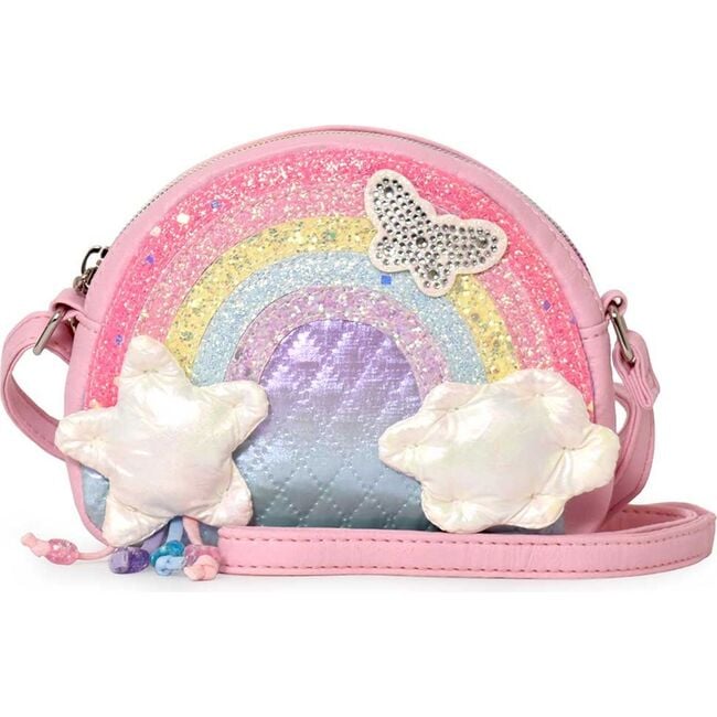 Over the Rainbow Shooting Star Crossbody, Pink
