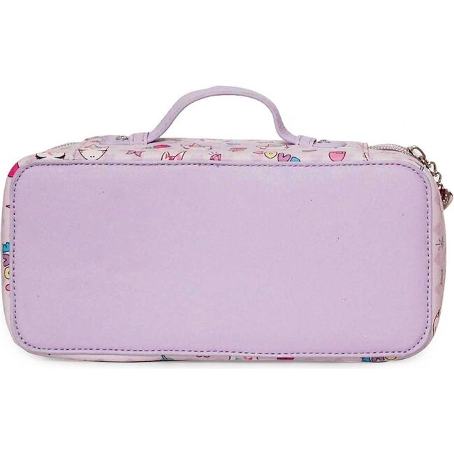 LOVE Bubble Miss Gwen Print Pouch, Purple - Bags - 3