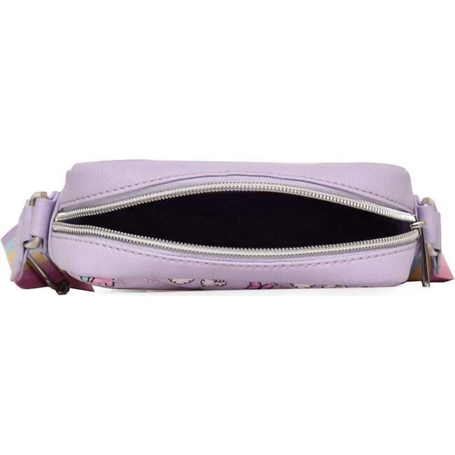 DREAM Print Passport Bag, Purple - Bags - 4