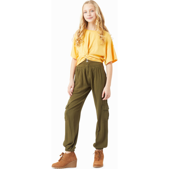Parachute Cargo Pants, Olive - Pants - 2