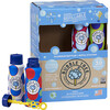 3 Liter 4 Bottles Original Refillable Bubble System™ - Bubbles/Chalk - 1 - thumbnail