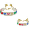 Mini & Me: Rainbow Hearts Bracelet Set - Bracelets - 1 - thumbnail