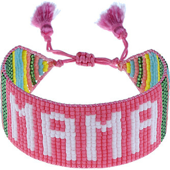 Women's MAMA Bracelet, Pink