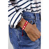 Women's Beaded Bracelet, Red and White Hearts - Bracelets - 3 - thumbnail