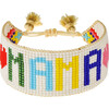 Women's MAMA Beaded Bracelet, Rainbow - Bracelets - 4 - thumbnail